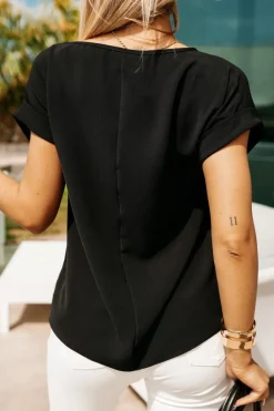 CandyTM BLUZKA ELEGANCKA FENI CZARNA